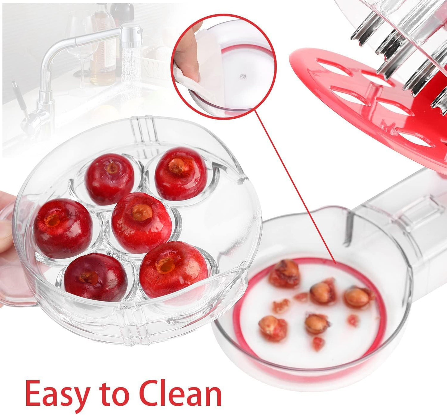 Portable Stainless Steel Cherry Pitter
