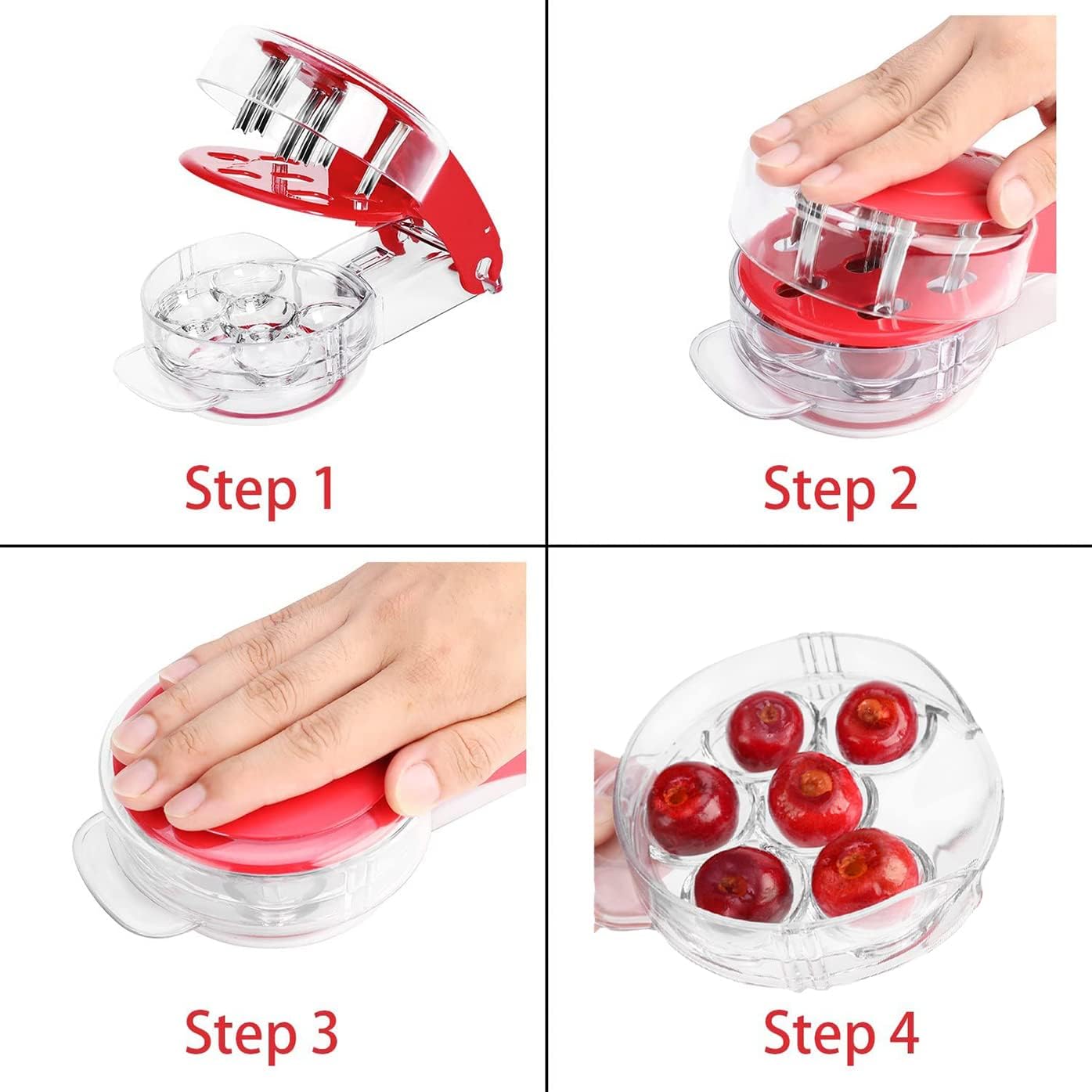 Portable Stainless Steel Cherry Pitter