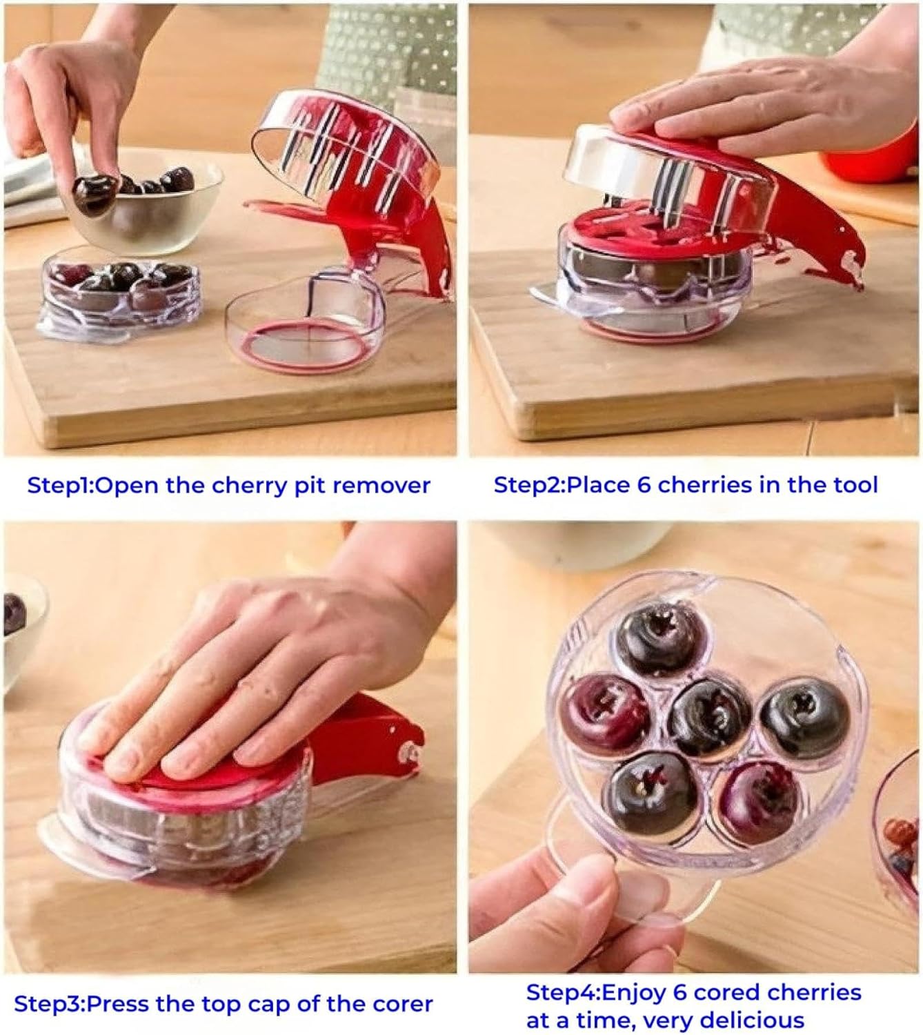 Portable Stainless Steel Cherry Pitter